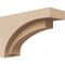 Ekena Millwork 4"W x 12"D x 8"H Classic Rivera Rough Cedar Woodgrain TimberThane Corbel, Primed Tan CORUR04X12X08RIVRCPR - alternate 1